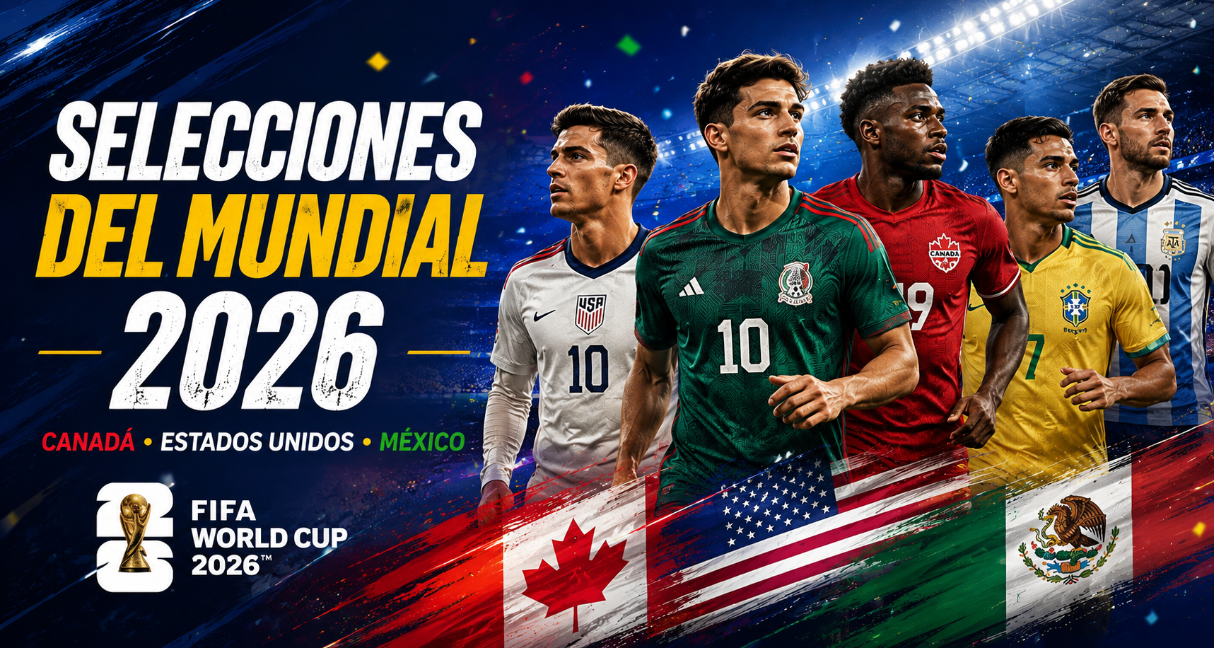 Camisetas de la Copa Mundial de la FIFA 2026